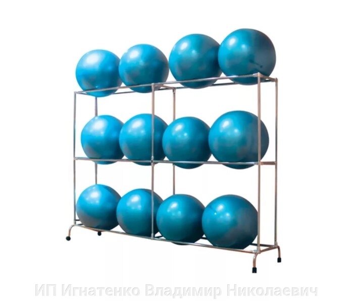 Стеллаж для гимнастических мячей (12 шт) от компании ИП Игнатенко Владимир Николаевич - фото 1