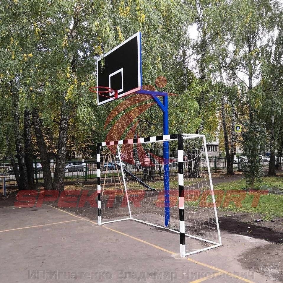 Стойка баскетбольная уличная от компании ИП Игнатенко Владимир Николаевич - фото 1