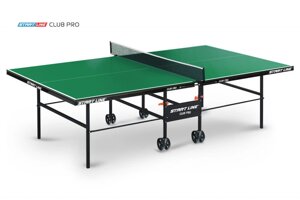 Теннисный стол Club Pro green- стол для настольного тенниса в помещении, подходит как для частного