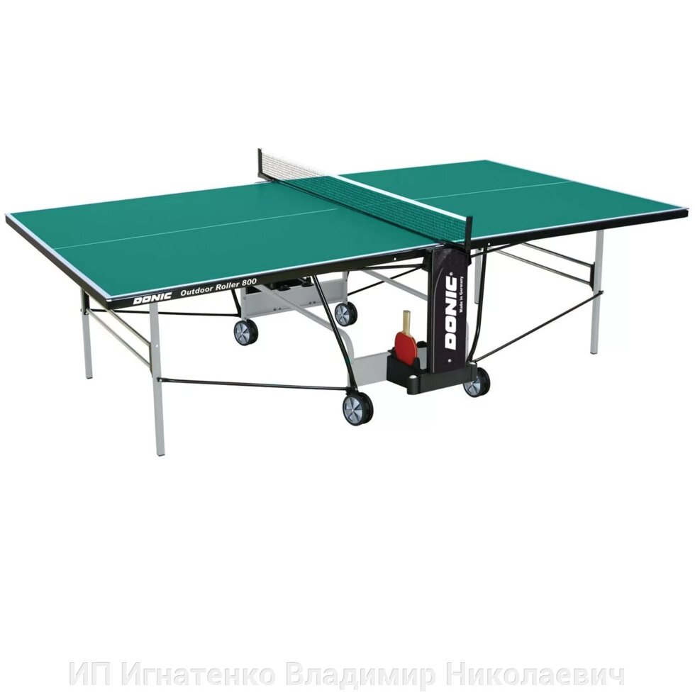 Теннисный стол DONIC OUTDOOR ROLLER 800-5 GREEN от компании ИП Игнатенко Владимир Николаевич - фото 1