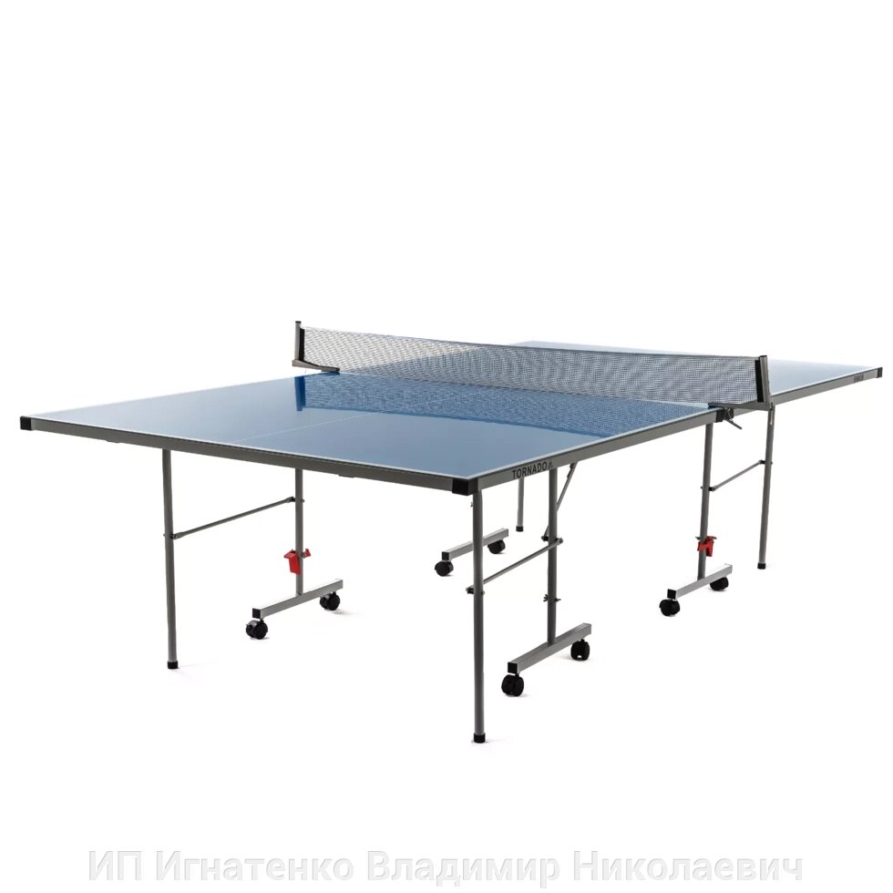 Теннисный стол всепогодный DFC TORNADO, синий от компании ИП Игнатенко Владимир Николаевич - фото 1