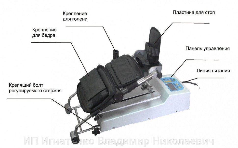 Тренажер детский с электроприводом для ног CPM арт. LY-906 от компании ИП Игнатенко Владимир Николаевич - фото 1