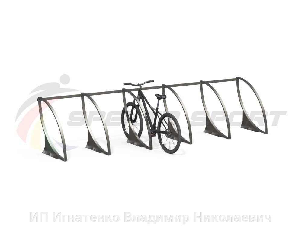 Велопарковка Кальяри без крыши от компании ИП Игнатенко Владимир Николаевич - фото 1