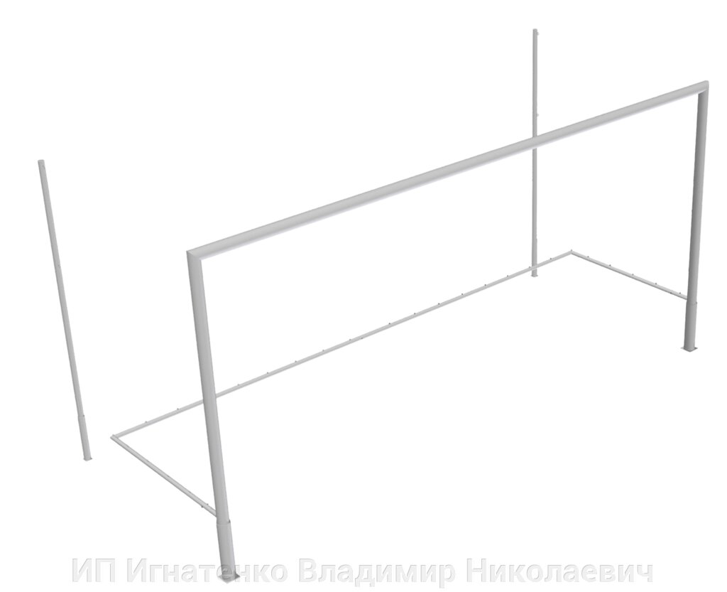 Ворота футбольные 5,0 х 2,0 м тип-1 от компании ИП Игнатенко Владимир Николаевич - фото 1