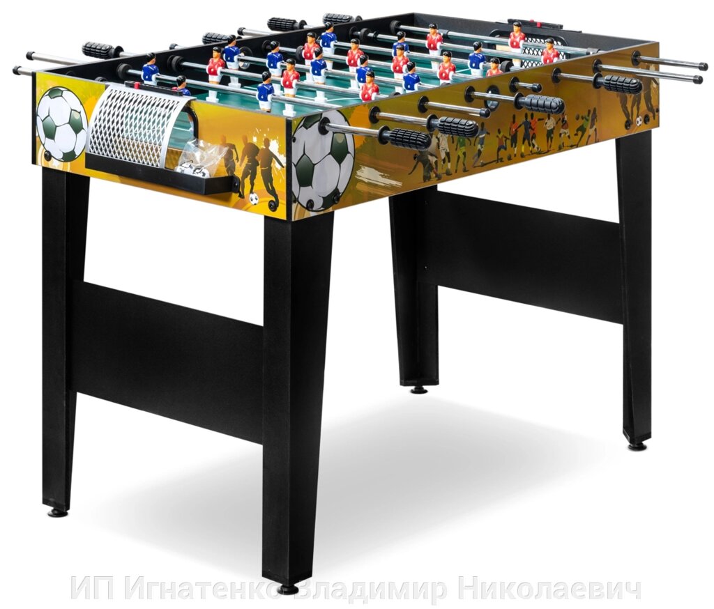 Weekend Игровой стол - футбол "Flex" (122x61x78.7 см, желтый) от компании ИП Игнатенко Владимир Николаевич - фото 1