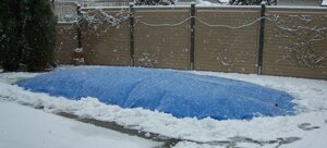 Зимний сферический надувной полог для бассейна