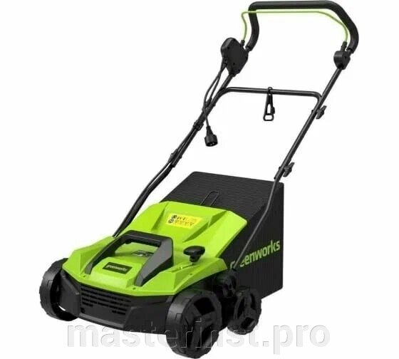 Аэратор-скарификатор электрический Greenworks GDT15 1500 Вт, 36 см 2515507 от компании "Мастер Инструмент" магазин - фото 1