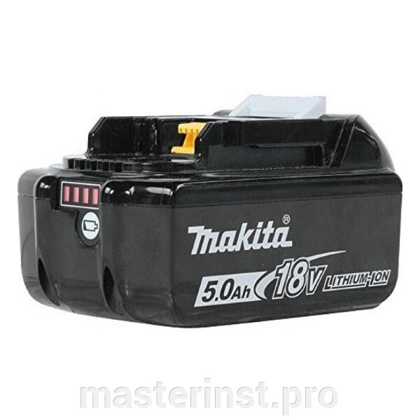 Аккумулятор MAKITA 18,0в 5,0Ач Li-ion BL1850B , с индикатором от компании "Мастер Инструмент" магазин - фото 1