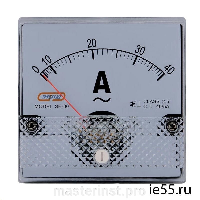 Амперметр SE-80 40А/5А Переменка ЭНЕРГИЯ от компании "Мастер Инструмент" магазин - фото 1