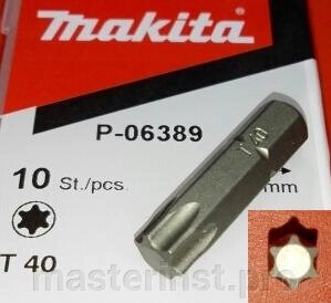 Бита Т40*26мм TORX TX40 P-06389 от компании "Мастер Инструмент" магазин - фото 1