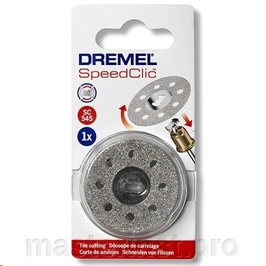 Диск алмазный отрезной Dremel SPEED CLIC SC545  2615S545JB от компании "Мастер Инструмент" магазин - фото 1