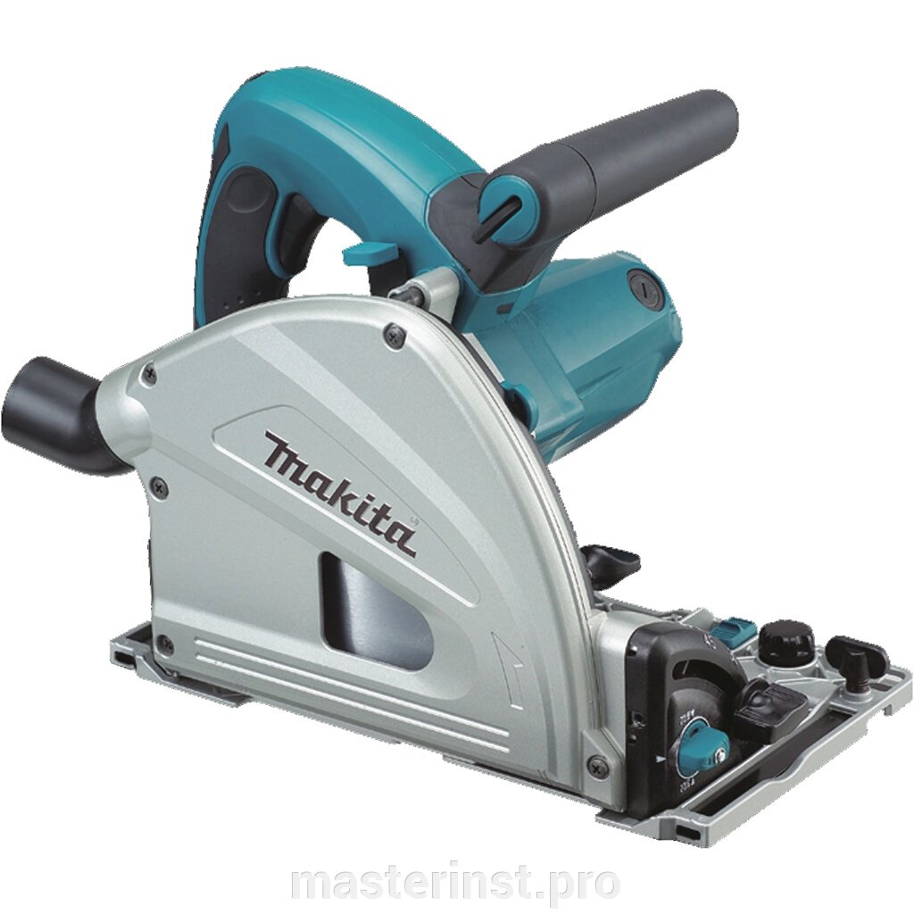 Дисковая пила элек. MAKITA SP6000 погружн,1300Вт,2000-5200об/м, диск-ф165х20мм, рез-56мм,4.1кг, кор, пла от компании "Мастер Инструмент" магазин - фото 1