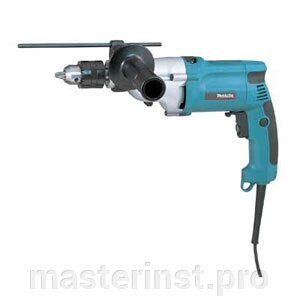 Дрель MAKITA HP 2050 720вт 2ск 0-1200/2900об. мин реверс (патрон с ключем) от компании "Мастер Инструмент" магазин - фото 1