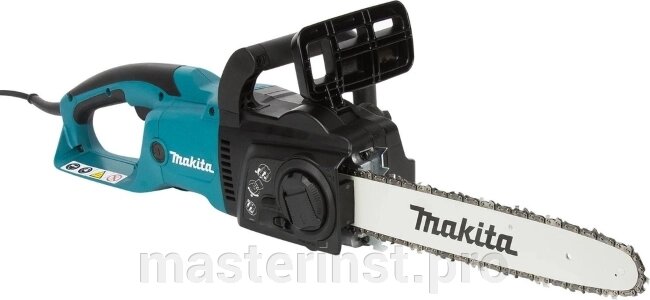 Электропила цепная MAKITA UC4550A 2000Вт, ш-45см, цепь-62зв. бок. КРЫШКА на гайках от компании "Мастер Инструмент" магазин - фото 1