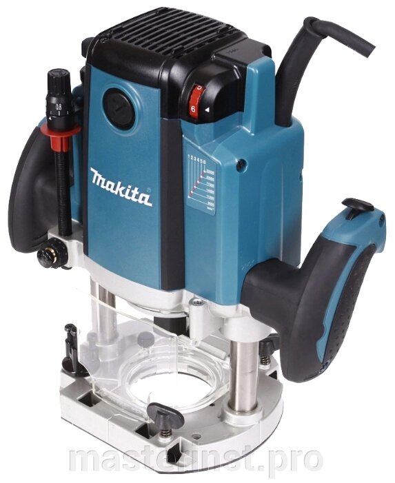 Фрезер MAKITA RP2302FC02 2300Вт,9000-22000об\м, ход-70мм, цанга-12мм,6.1кг, кор, плавный пуск, антиреста от компании "Мастер Инструмент" магазин - фото 1