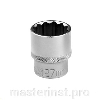 Головка 27мм 1/2" 12гр-я STELS 13671