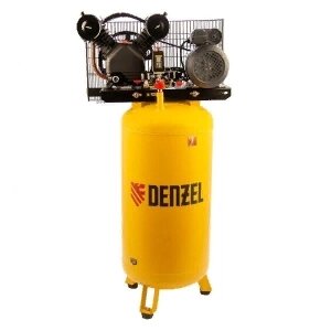 Компрессор DENZEL BCV2200/100V рем. привод, 2,3 кВт, 100 литров, 440 л/мин 5811