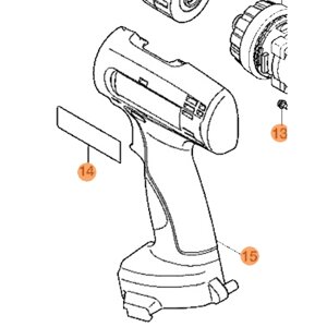 Корпус makita 6260D всборе 183822-4