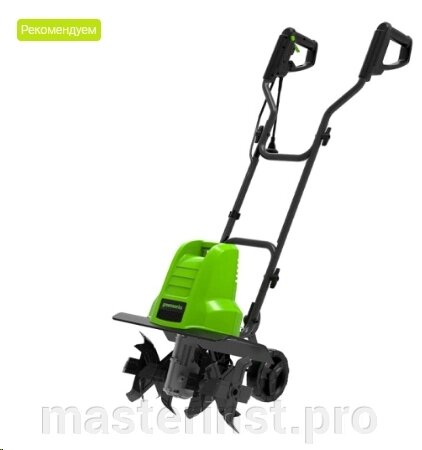 Культиватор электрический Greenworks GTL1520 220В, 1500Вт, ширина 40см глубина 20см от компании "Мастер Инструмент" магазин - фото 1