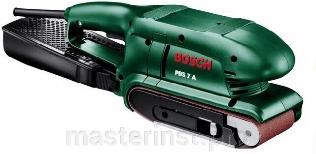 Ленточная шлифмашина BOSCH PBS 7 AE  (600W, 250 м/мин., 75*457мм, 2,4кг) 0603391008 от компании "Мастер Инструмент" магазин - фото 1