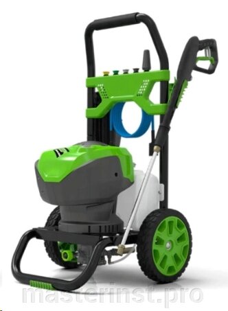 Мойка Greenworks GDPW-Semi-P15 высокого давления электрическая, бесщеточная, 180бар, 660л/ч, шланг от компании "Мастер Инструмент" магазин - фото 1