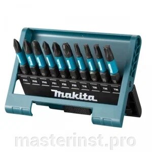 Набор бит MAKITA Impact Black 50 мм 10 шт.(PH1, PH2, PH3, PZ1, PZ2, PZ3,T15,T20,T25,T30 ) E-12011 от компании "Мастер Инструмент" магазин - фото 1