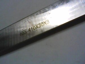 Нож 410*3,0*30мм HSS 010221(G)