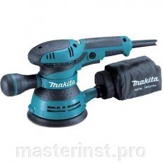 Орбитальная шлифмашина MAKITA BO5041 ЭШМ,(300Вт,ф125мм,4000-12000об/м, ампл-2.8мм,1.4кг, кор,п/сборник от компании "Мастер Инструмент" магазин - фото 1