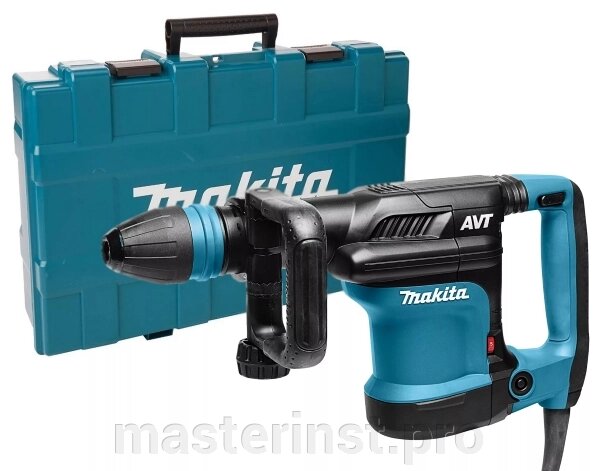 Отбойный молоток элек. MAKITA HM0871C SDS-max,1110Вт,11.6Дж,1100-2650у/м,9,2кг, чем,D-образ, АВТ, антив от компании "Мастер Инструмент" магазин - фото 1