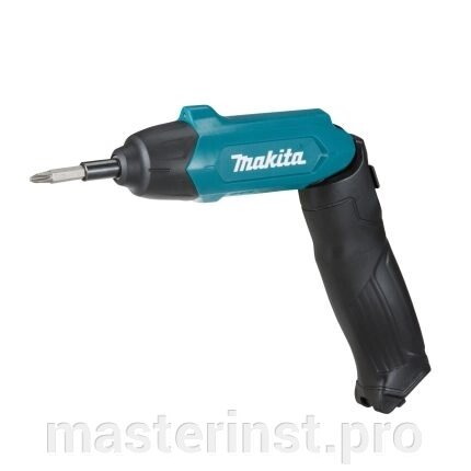 Отвертка аккумуляторная MAKITA DF001DW 3.6В, 220 об/м,4.5Нм,6-ти гран",0.4кг, подсветк HEX 1/4 от компании "Мастер Инструмент" магазин - фото 1