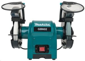 Точило 150мм MAKITA GB 602 точило (250Вт, 2850 об/мин, d=150мм*12,7мм посадочн 16мм, 9,4кг)