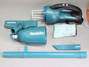 Пылесос MAKITA DCL181FZ ак,18В, Li-ion,1300л/м,36мбар,0.65л,1.2кг, кор,2 скор, подсв,б/акк и зар устр