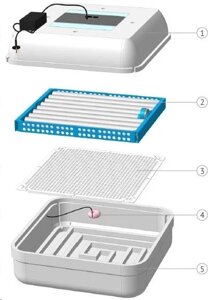 Инкубатор  54 яиц 12В/220В автоматический "Птичий двор" А-64(А-54) в Свердловской области от компании "Мастер Инструмент" магазин