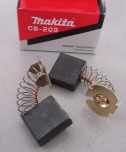 Щетки MAKITA №203 7*18 пружина (3612,2414,5903,5103) 191953-5 в Свердловской области от компании "Мастер Инструмент" магазин