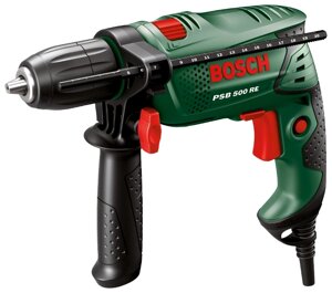 Дрель BOSCH PSB 500 RE 500вт 0603127020