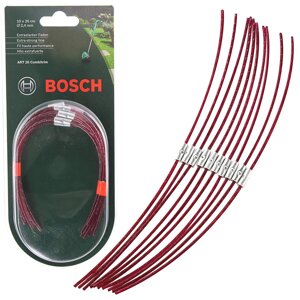 Леска 2,4*26см BOSCH COMBYTRIM 26 (10 шт) F016800181