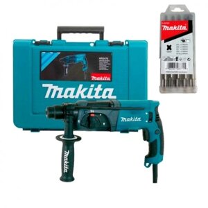 Перфоратор элек. MAKITA HR2470X20 780Вт,3реж,2.7Дж,0-4500у/м,2.6кг, чем, защита уг щеток от пыли