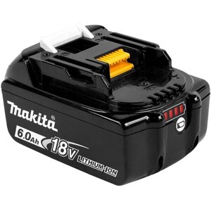 Аккумулятор MAKITA 18,0в 6,0Ач Li-ion BL1860B 197422-4/632F69-8