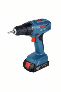 Шуруповерт аккумуляторный BOSCH GSR 1800 Li-Ion 33HM (18V,2*1,5Ah,10mmБЗП,2ск:400-1300"/мин, кейс) 06