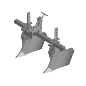 Окучник КАСКАД 2х рядный + СЦЕПКА с регулируемыми однорядными окучниками 01.05.13 (ОМБДРС 00.470.700 в Свердловской области от компании "Мастер Инструмент" магазин
