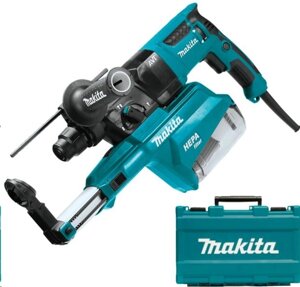 Перфоратор элек. MAKITA HR2652 Система пылеудаления 800Вт,3реж,2.9Дж,0-4600у/м,3. кг