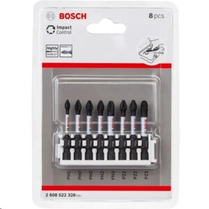 Набор бит Bosch PH1, PH2, PH3, PZ2, PZ3. 2608522328