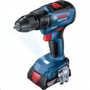 Шуруповерт аккумуляторный BOSCH GSR 18V-50 (б/щет. двиг. 18V,2*2,0Ah,13mm БЗП,2ск: 460 /1800об/мин 2