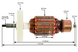 Якорь CHAMPION 420N 8440-491905-0000003 в Свердловской области от компании "Мастер Инструмент" магазин