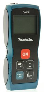 Дальномер MAKITA LD050P 2x1.5В LR03(AAA), точность 2мм, дальность 0.05-50м, Лазерный