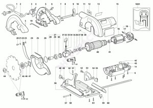 Дисковая пила элек. METABO KS 54SP