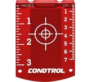 Магнитная мишень CONDTROL для лазерного нивелира (красная) 1-7-010 в Свердловской области от компании "Мастер Инструмент" магазин