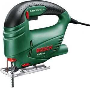 Лобзик BOSCH PST 650 (500 Вт, дерево 65 мм, 1,9 кг, SDS, кейс) 06033A0720