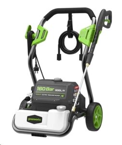 Мойка Greenworks GPWG8II высокого давления электрическая 2800Вт, 160бар. 500л/ч. 24,2кг