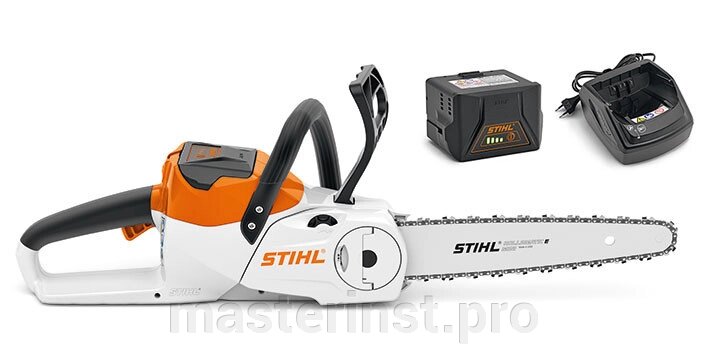 Пила цепная аккум. STIHL MSA 120 C-BQ 1/4"P (30см+71PM3 64+AK20+AL 101) 1254 011 5818 от компании "Мастер Инструмент" магазин - фото 1